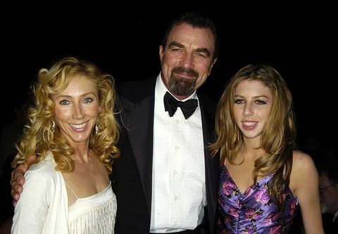 Tom Selleck, Jillie Mack ve kızları Hannah Selleck 2004'te