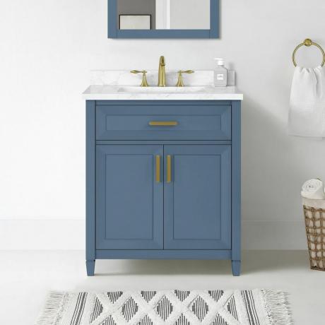 Lancashire Undermount Tek Lavabolu Banyo Vanity