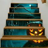 Perili ev Halloween merdiven çıkartma