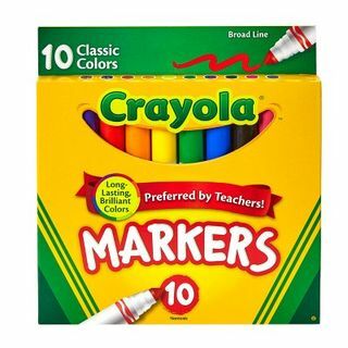 Crayola İşaretleyiciler 10ct Klasik
