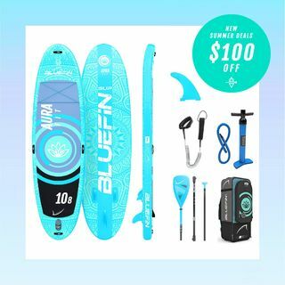 Bluefin SUP 10′8″ Aura FIT Ayakta Kürek Sörfü Kiti – Fitness ve Yoga Kürek Sörfü