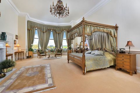 Rangemore Salonu - Edward VII Kanat - Doğu Staffordshire - yatak odası - Humberts