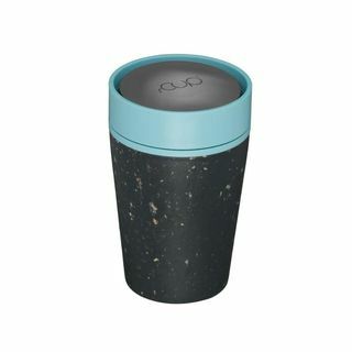 rCUP Geri Dönüşümlü Kahve Fincanı 8oz (227ml) - Black & Teal