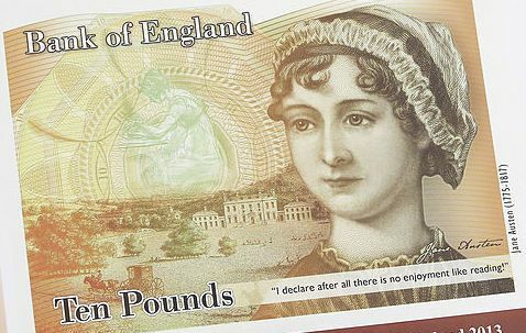 Jane Austen yeni on kiloluk notta - £ 10