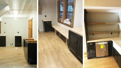 Önce ve Sonra: Modası geçmiş bir mutfağın nasıl rüya mutfağı haline geldiğini görün