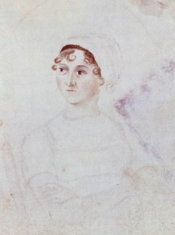 Jane Austen'nin portresi Cassandra Austen tarafından