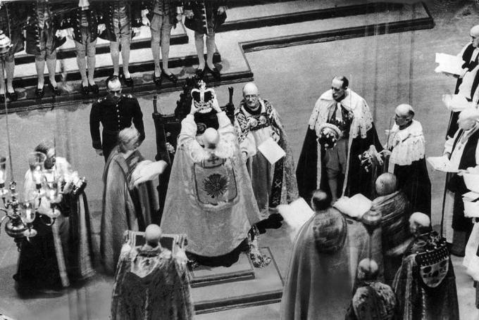 12 Mayıs 1937 Kral George VI'nın Westminster Abbey'de taç giyme töreni, Londra Fotoğraf: Keystonegetty Images