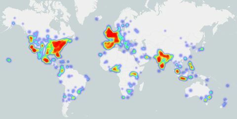 Twitter Isı Haritası - Plastik Kirliliği - thunderbombsurf.com