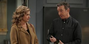 Last Man Standing l R Nancy Travis ve Tim Allen Bunda da Last Man Standing'in Bass Bölümü 12 Mart 800 830 Perşembe Yayınlanıyor Fox Photo by Fox Getty Images Üzerinden Etpt