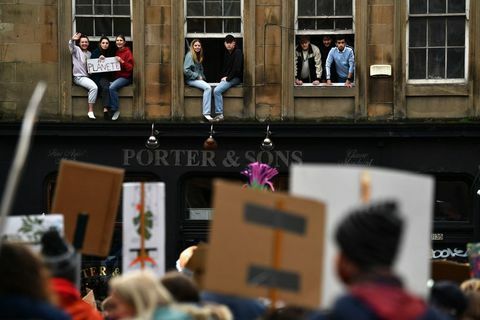 greta thunberg iklim değişikliği protestoları glasgow