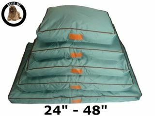 Ellie-Bo Suya Dayanıklı Yeşil Köpek Yatakları - Kafeslere ve kasalara uyacak şekilde özel olarak üretilmiştir (34" - 36" Büyük Köpek Kafesine uyar)