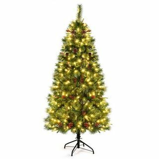 6Ft Ön Aydınlatmalı Yapay Noel Ağacı 