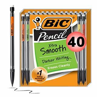 BIC Xtra-Smooth Silgili Mekanik Kalemler, 40 Sayılı 