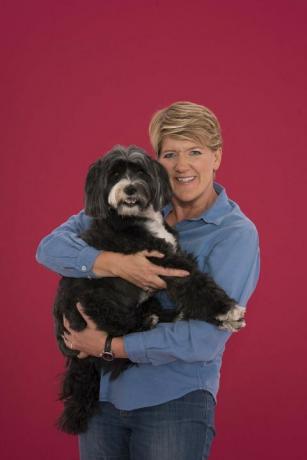 Clare Balding köpeğiyle Archie