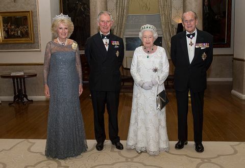Kraliçe ve Edinburgh Dükü ile Cornwall ve Prens Charles Düşesi, 2015