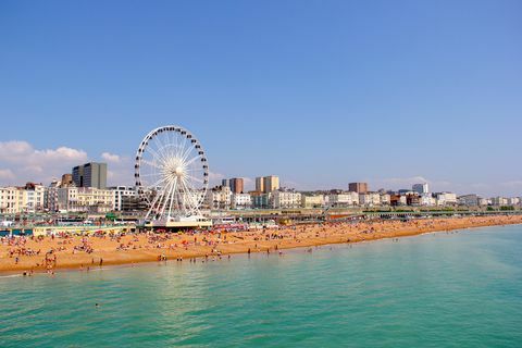 Brighton Beach panoramik manzaralı