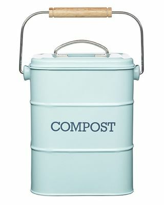 Vintage Mavi Kompost Kutusu