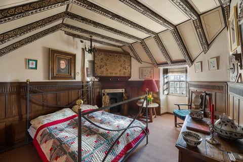 Earlshall Kalesi - St Andrews - yatak odası - İskoçya - Savills