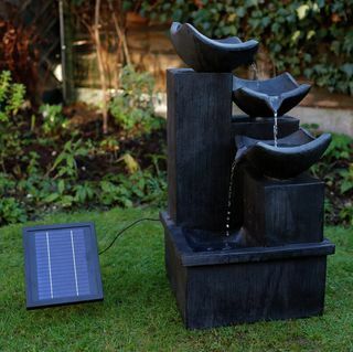 Gardenwize Solar Basamaklı Arduvaz Etkisi Su Özelliği