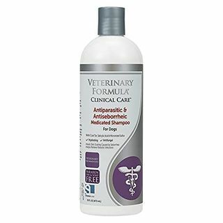 Veteriner Formülü Klinik Bakım Antiparaziter ve Antiseboreik İlaçlı Köpek Şampuanı