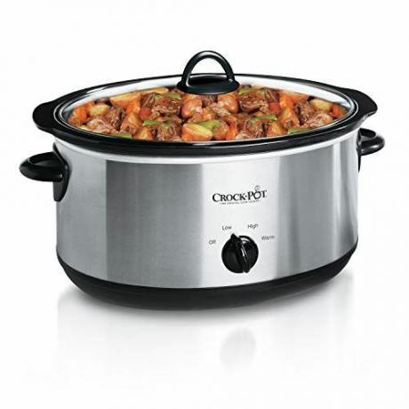 Crock-Pot 7-Quart Oval Manuel Yavaş Pişirici 